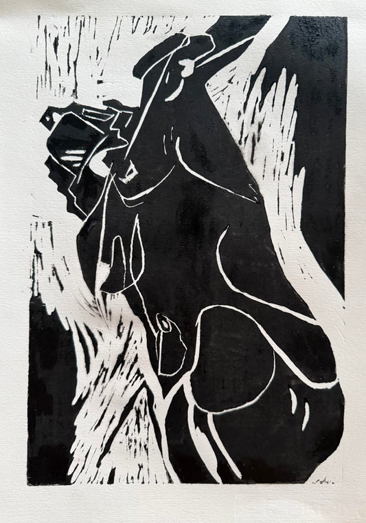 A Woman Between Breath and Gravity